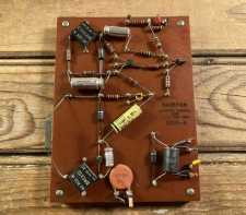 One Vintage Electrical Circuit Phenolic Bakelite Turret Board Industrial Steampunk Mosaic Scrap Art