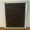 Vintage Handmade Bulletin Board Salvaged Aqua Blue Frame-Pic2