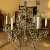 Vintage Mid Century Brass Crystal Chandelier 6 Lights 6-Arm  1960s Made In Spain-Thumbnail Pic