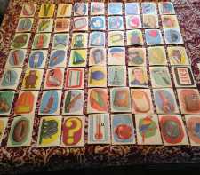 Vintage Flash Cards Milton Bradley Beginning Sounds Set of 63 Phonics Cards 1967