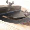 Antique Primitive Woodworking Tool Handmade Protractor Carpenter Square Combo-Pic5