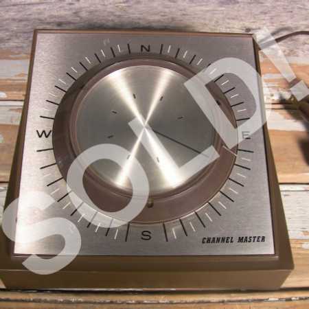 Vintage TV Antenna Rotator Control Box Channel Master 9512C 1965 - Needs Repair--doesn't stop-Pic1
